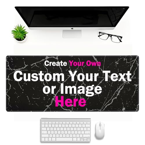 Mauspad Personalisiert Gaming Zubehör Mauspad Selbst Gestalten Mousepad Mit Foto für Büro & Gaming rutschfeste (100x50x0.3cm/39.4x19.7inch) von Naispanda