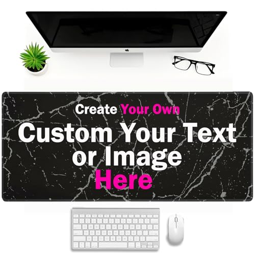 Mauspad Personalisiert Gaming Zubehör Mauspad Selbst Gestalten Mousepad Mit Foto für Büro & Gaming rutschfeste (120x60x0.3cm/47.2x23.6inch) von Naispanda