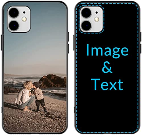 Naispanda Personalisierte Handyhülle für iPhone 11 Hülle, Personalisiert Handyhüllen mit Foto Bild Text Name, Personalisierbar Angepasst TPU Phone Case Cover Individuelle Schutzhülle von Naispanda