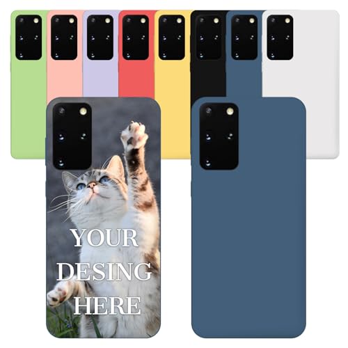 Naispanda Personalisierte Handyhülle kompatibel mit Samsung Galaxy S20 Plus, Gestalten Sie Ihre Eigene Handyhülle mit Foto/Text, Personalisierte Stoßfeste Kratzfeste Handyhüllen aus Flüssigem Silikon Naispanda Personalisierte Handyhülle kompatibel mit Samsung Galaxy S20 Plus, Gestalten Sie Ihre Eigene Handyhülle mit Foto/Text, Personalisierte Stoßfeste Kratzfeste Handyhüllen aus Flüssigem Silikon von Naispanda