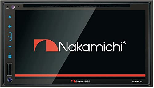 Nakamichi NA6605 Doppel Din Im Dash 6,8 Zoll Anzeige Apple CarPlay Android Auto Multimedia-Unterstützung CD DVD USB MP3 Bluetooth Pandora Autoradio-Empfänger von Nakamichi