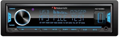 Nakamichi NQ723BD 1 DIN Autoradio Autoradio unterstützt Bluetooth USB AUX in Tuner FM Radio Stereo mit Abnehmbarer Frontplatte Nakamichi NQ723BD 1 DIN Autoradio Autoradio unterstützt Bluetooth USB AUX in Tuner FM Radio Stereo mit Abnehmbarer Frontplatte von Nakamichi