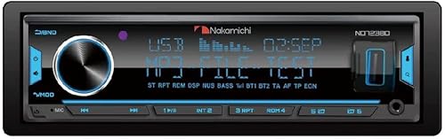 Nakamichi NQ723BD 1 DIN Autoradio Autoradio unterstützt Bluetooth USB AUX in Tuner FM Radio Stereo mit Abnehmbarer Frontplatte von Nakamichi