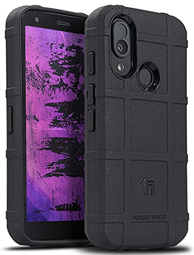 Nakedcellphone Schutzhülle für CAT S62 PRO Phone, spezielle Ops Tactical Armor Rugged Shield Schutzhülle [Anti-Fingerabdruck, Matte Griffstruktur] – Schwarz von Nakedcellphone