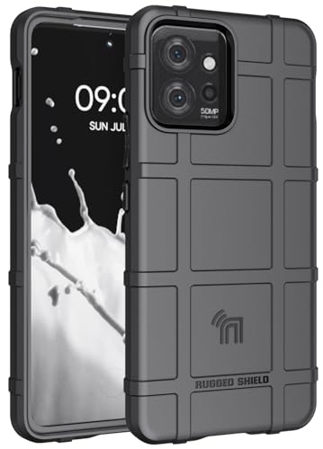 Nakedcellphone Schutzhülle für Motorola ThinkPhone (2023), Special Ops Tactical Armor, Rugged Shield, Schutzhülle, Anti-Fingerabdruck, matte Griffstruktur, Schwarz von Nakedcellphone