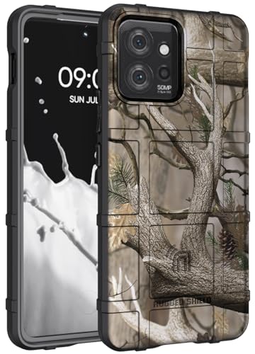 Nakedcellphone Special Ops Schutzhülle für Motorola ThinkPhone (2023), Tarnmuster für den Außenbereich, Taktische, robuste Schutzhülle – Busch-Tarnmuster von Nakedcellphone