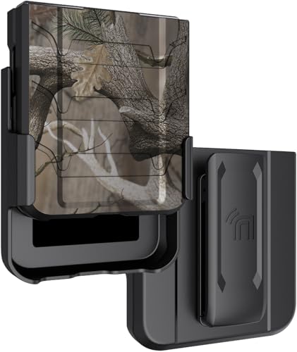 Nakedcellphone Special Ops Schutzhülle mit Clip für Samsung Z-Flip5 (SM-F731U), taktische, robuste Schutzhülle und Ratschengürtel, Hüftholster für Samsung Z-Flip5 (SM-F731U), von Nakedcellphone