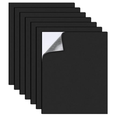 7 Stück Selbstklebende Schaumstoffplatte, Moosgummi Polster mit Kleberücken, Eva Schaumstoff Platten, 250 × 200 × 3mm rutschfeste Schaumstoffmatte für Möbel Türen Fenster Basteln DIY, Schwarz 7 Stück Selbstklebende Schaumstoffplatte, Moosgummi Polster mit Kleberücken, Eva Schaumstoff Platten, 250 × 200 × 3mm rutschfeste Schaumstoffmatte für Möbel Türen Fenster Basteln DIY, Schwarz von Nakutita