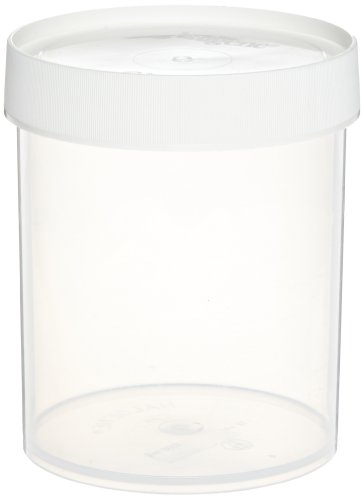 Nalgene 2118-0032 Polycarbonate Straight-Side Wide-Mouth Jars, 1000 mL Capacity, 112 mm O.D. x 151 mm H (Pack of 24) von Nalgene