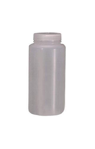 Nalgene Thermo Scientific 2187-0032 Weithalsflasche, Polypropylen, Economy, 1000 mL (24-er Pack) von Nalgene