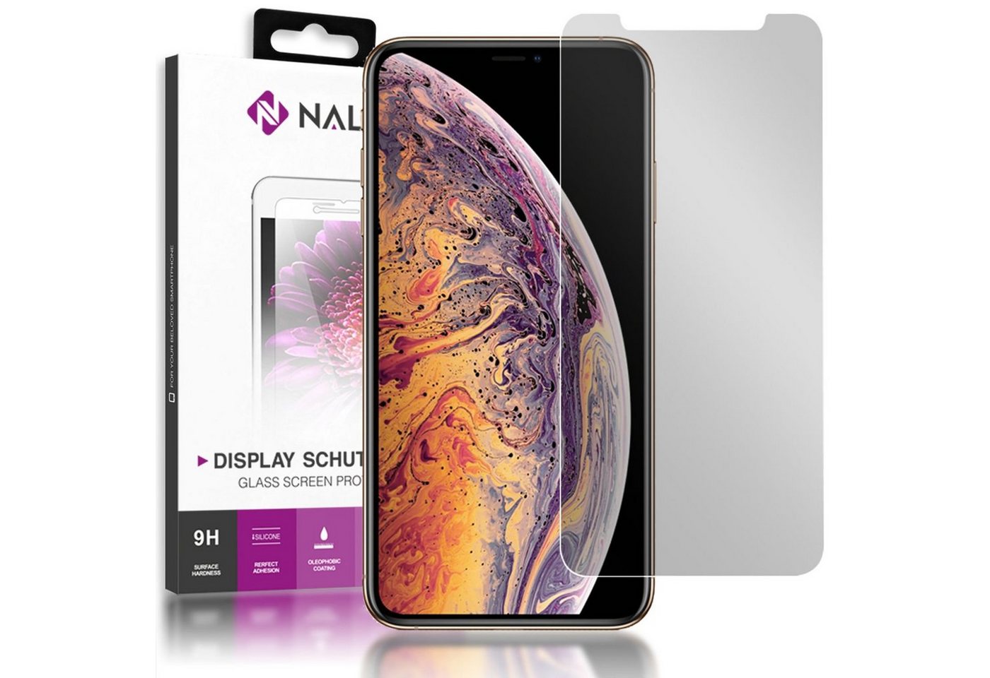 Nalia Schutzfolie Apple iPhone XApple iPhone XSApple iPhone 11 Pro, Sicht-Schutzglas Nalia Schutzfolie Apple iPhone XApple iPhone XSApple iPhone 11 Pro, Sicht-Schutzglas von Nalia