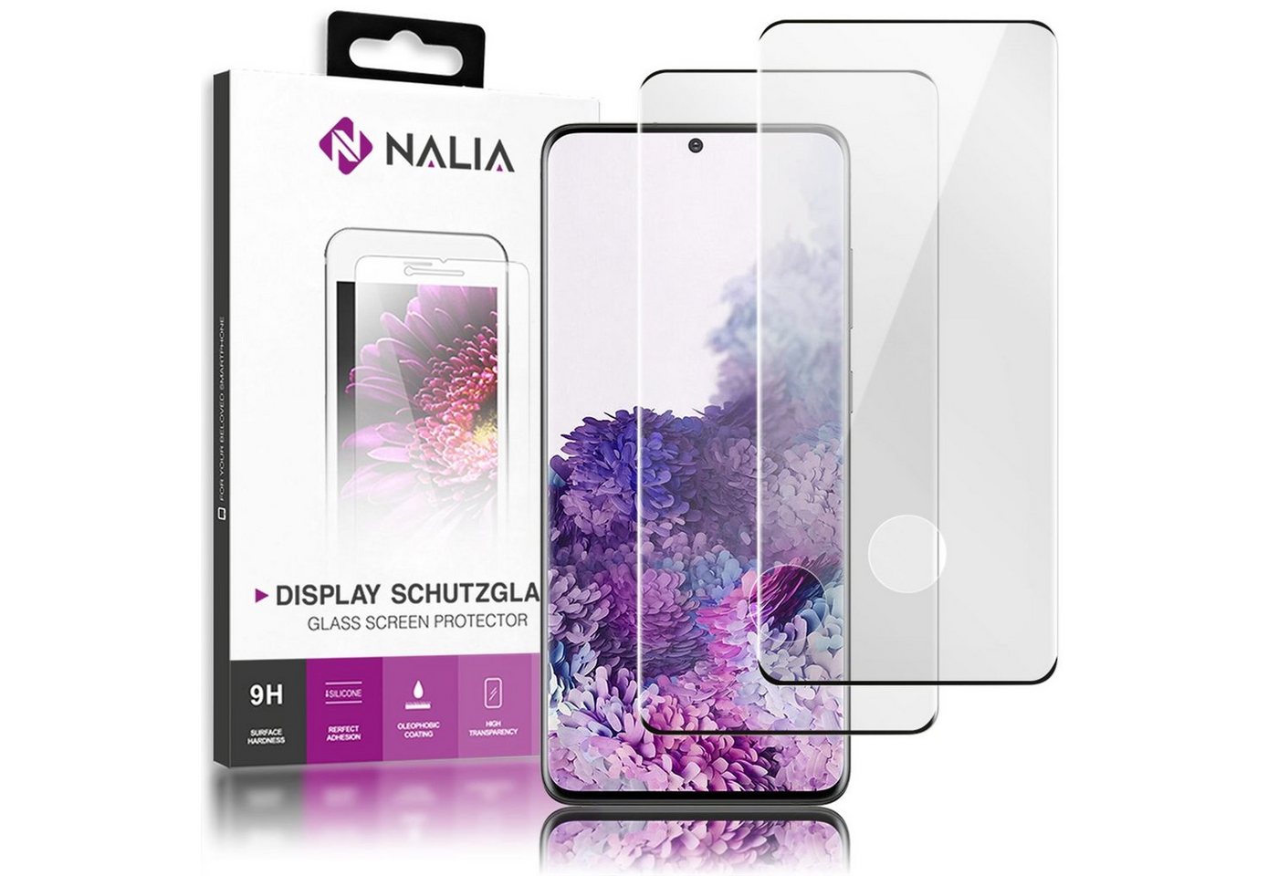 Nalia Schutzfolie Samsung Galaxy S20, Schutzglas von Nalia