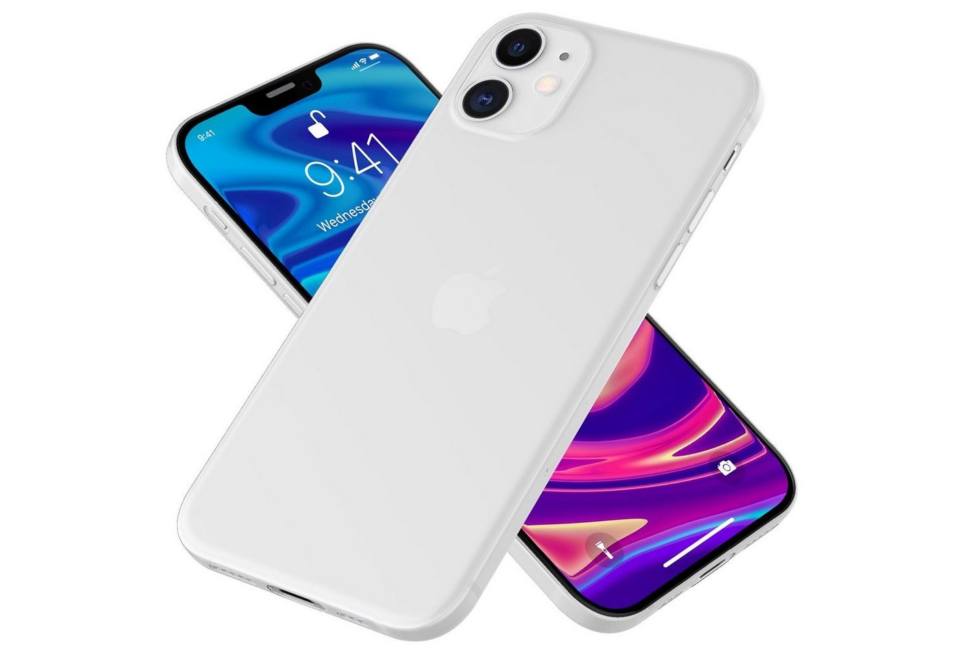 Nalia Smartphone-Hülle Apple iPhone 12 Apple iPhone 12 Pro, Extrem Dünnes Mattes Hardcase / 0,3mm Schlanke Hülle / Durchscheinend Nalia Smartphone-Hülle Apple iPhone 12 Apple iPhone 12 Pro, Extrem Dünnes Mattes Hardcase / 0,3mm Schlanke Hülle / Durchscheinend von Nalia