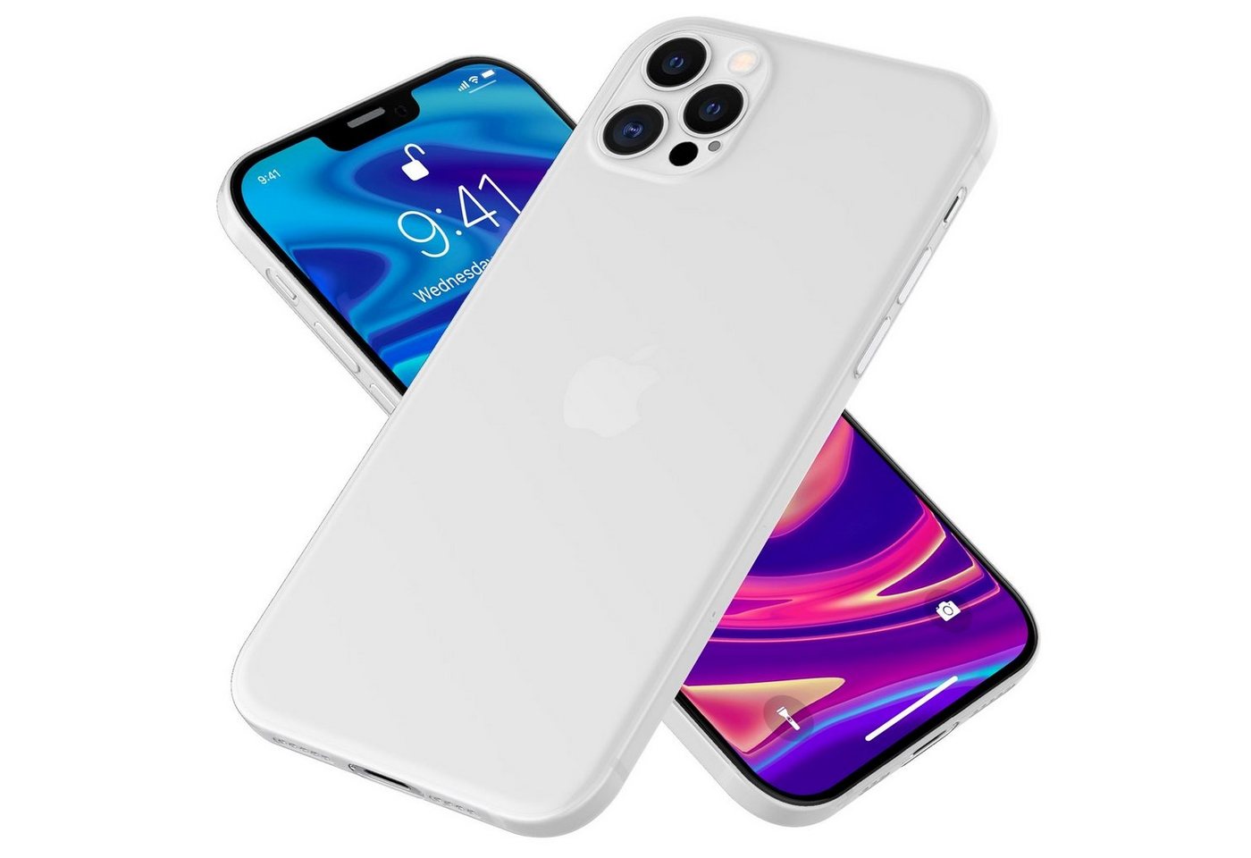 Nalia Smartphone-Hülle Apple iPhone 12 Pro Max, Extrem Dünnes Mattes Hardcase / 0,3mm Schlanke Hülle / Durchscheinend Nalia Smartphone-Hülle Apple iPhone 12 Pro Max, Extrem Dünnes Mattes Hardcase / 0,3mm Schlanke Hülle / Durchscheinend von Nalia