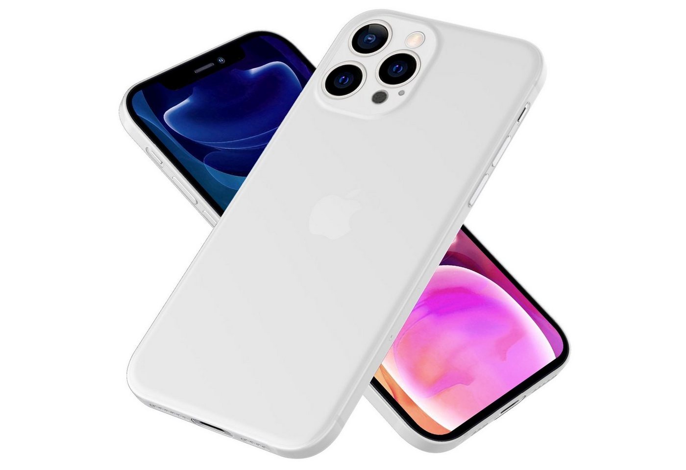 Nalia Smartphone-Hülle Apple iPhone 13 Pro Max, Extrem Dünnes Mattes Hardcase / 0,3mm Schlanke Hülle / Durchscheinend Nalia Smartphone-Hülle Apple iPhone 13 Pro Max, Extrem Dünnes Mattes Hardcase / 0,3mm Schlanke Hülle / Durchscheinend von Nalia