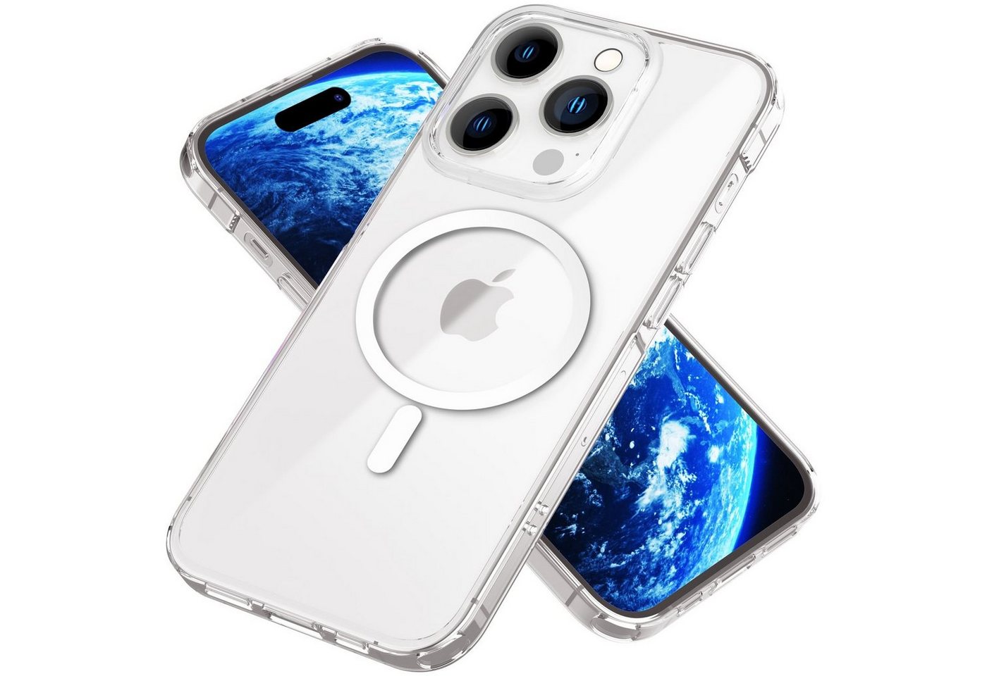 Nalia Smartphone-Hülle Apple iPhone 14 Pro Max, Klare Harte Hülle / mit MagSafe Funktion / Vergilbungsfrei / Kratzfest Nalia Smartphone-Hülle Apple iPhone 14 Pro Max, Klare Harte Hülle / mit MagSafe Funktion / Vergilbungsfrei / Kratzfest von Nalia