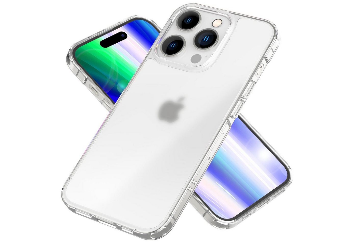 Nalia Smartphone-Hülle Apple iPhone 14 Pro Max, Matte Klare Harte Hülle / Semi-Transparent / Anti-Fingerabdruck Cover Nalia Smartphone-Hülle Apple iPhone 14 Pro Max, Matte Klare Harte Hülle / Semi-Transparent / Anti-Fingerabdruck Cover von Nalia