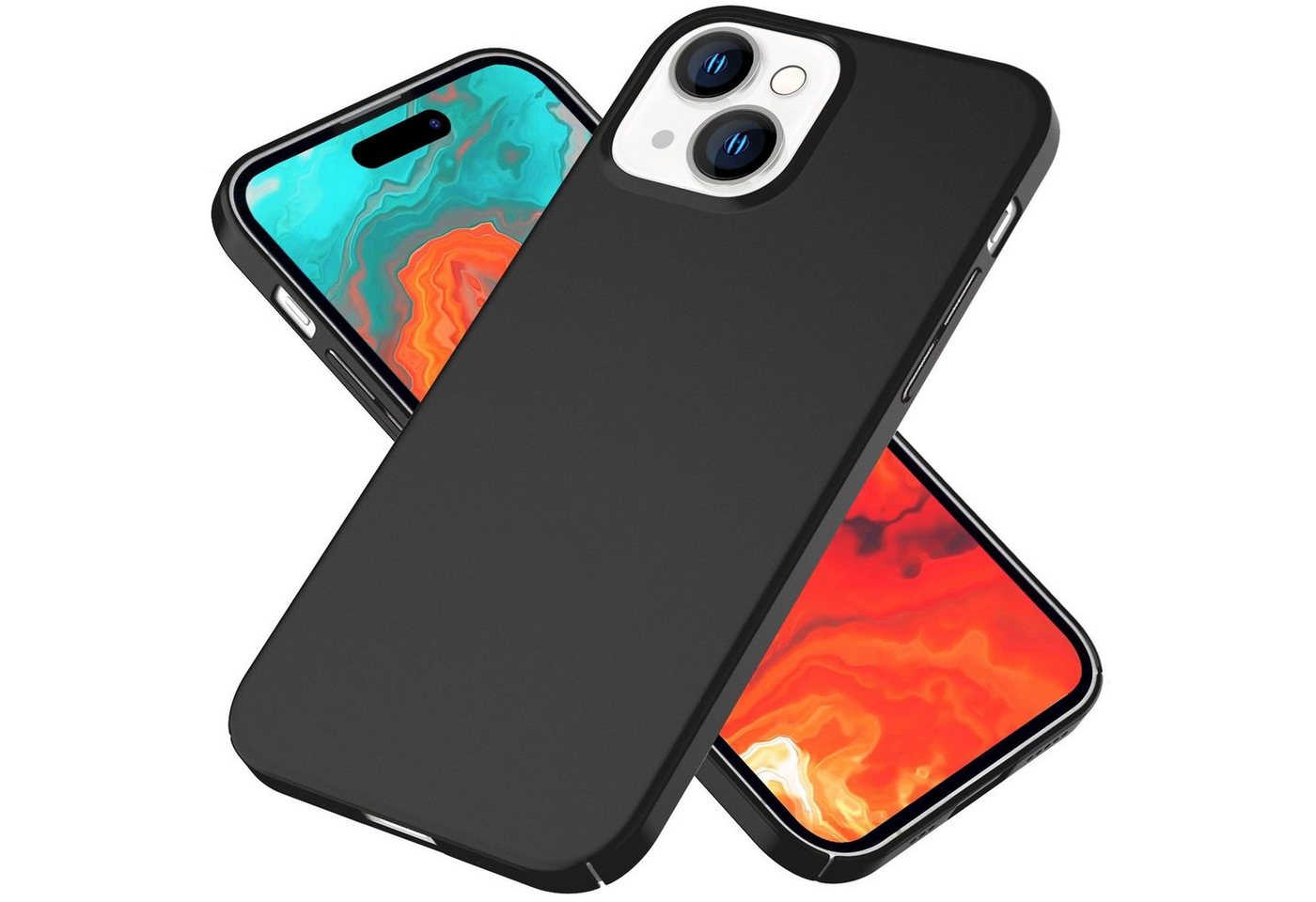 Nalia Smartphone-Hülle Apple iPhone 15, Ultra Dünne Hülle / Matt Hardcase / 0,5mm Slim-Fit / Anti-Fingerprint Nalia Smartphone-Hülle Apple iPhone 15, Ultra Dünne Hülle / Matt Hardcase / 0,5mm Slim-Fit / Anti-Fingerprint von Nalia
