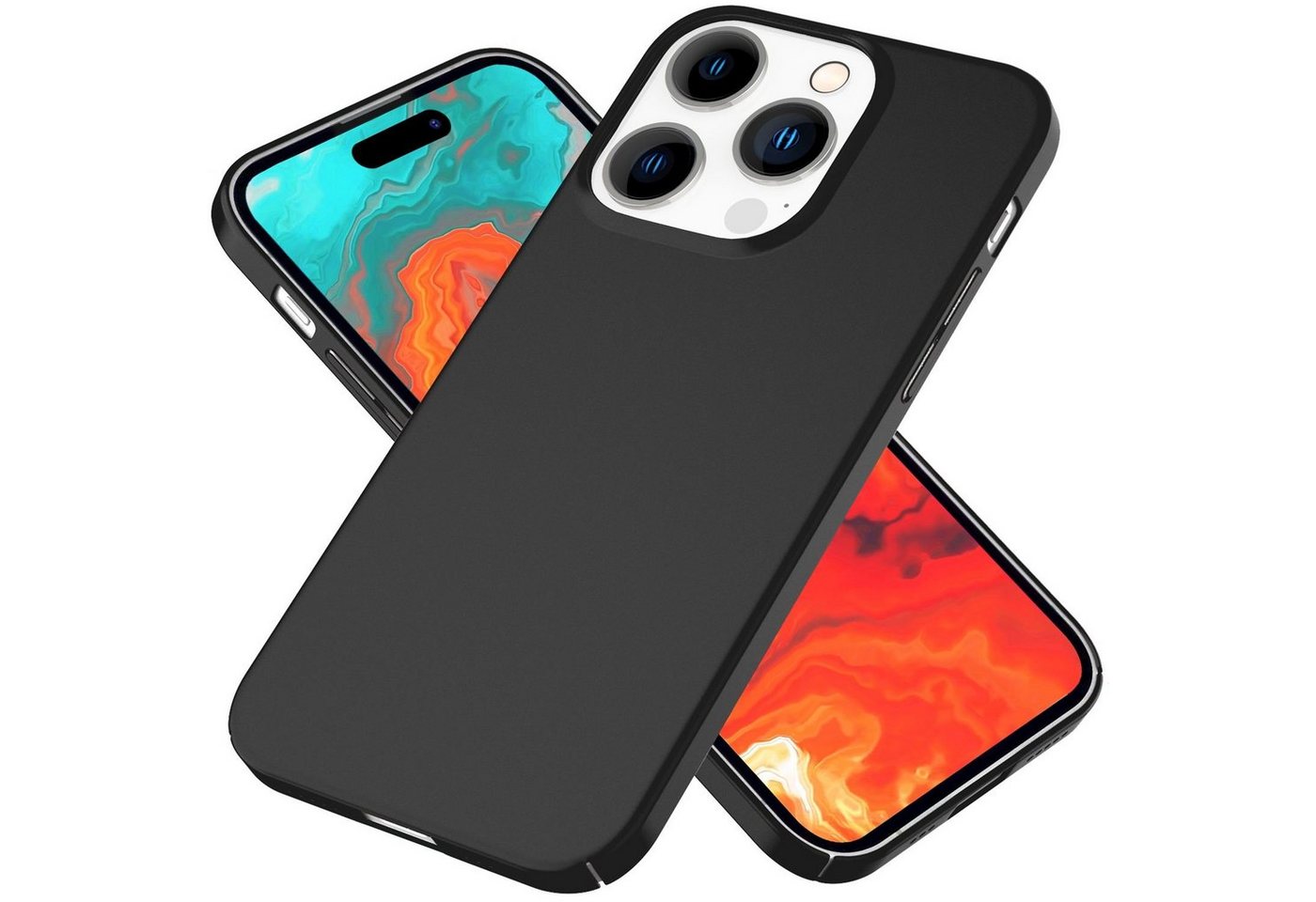 Nalia Smartphone-Hülle Apple iPhone 15 Pro Max, Ultra Dünne Hülle / Matt Hardcase / 0,5mm Slim-Fit / Anti-Fingerprint Nalia Smartphone-Hülle Apple iPhone 15 Pro Max, Ultra Dünne Hülle / Matt Hardcase / 0,5mm Slim-Fit / Anti-Fingerprint von Nalia
