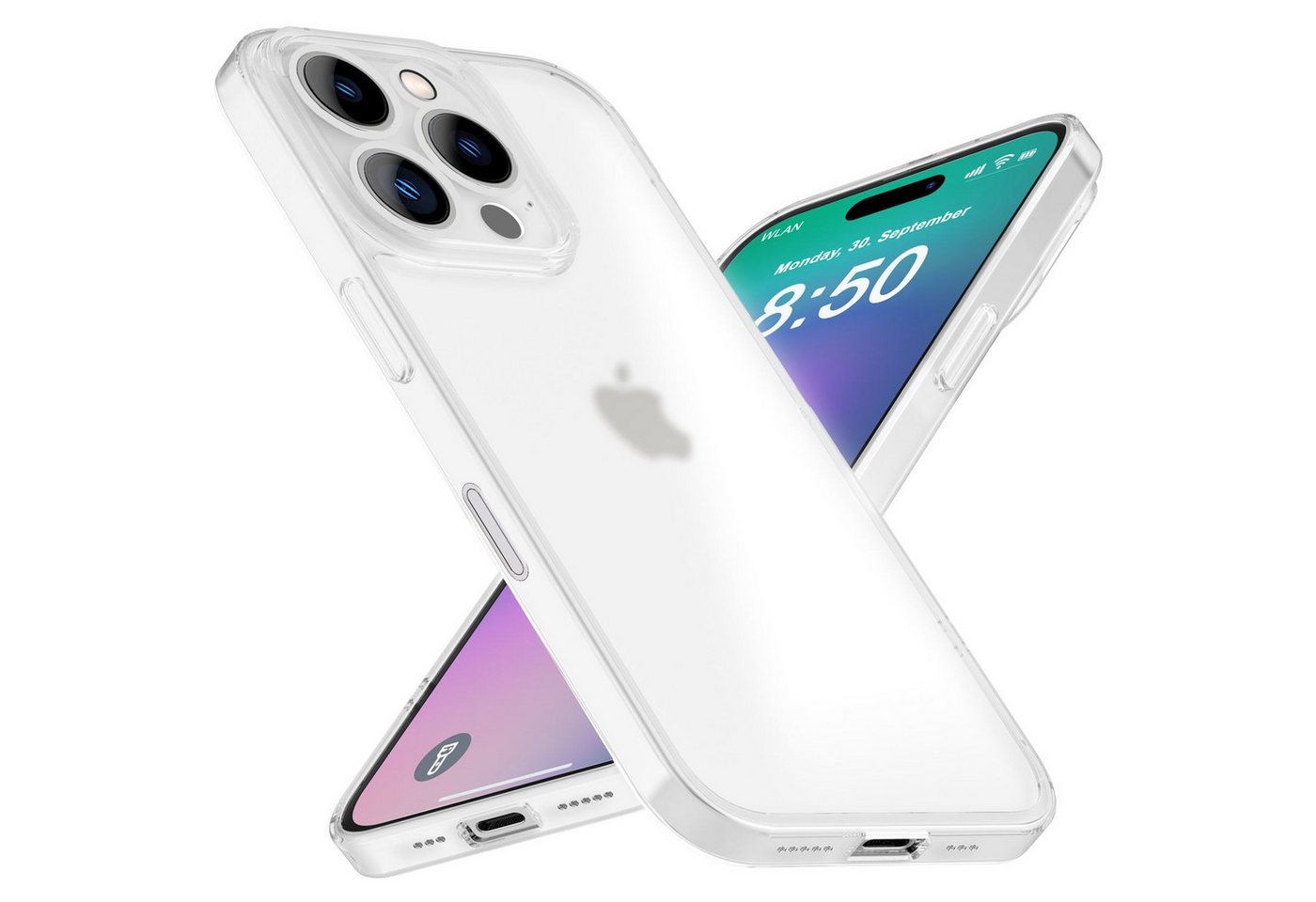 Nalia Smartphone-Hülle Apple iPhone 16 Pro Max, Ultra Dünne Hülle / Halb-Transparent / 0,3mm Hard Slim Case / Frosted Nalia Smartphone-Hülle Apple iPhone 16 Pro Max, Ultra Dünne Hülle / Halb-Transparent / 0,3mm Hard Slim Case / Frosted von Nalia