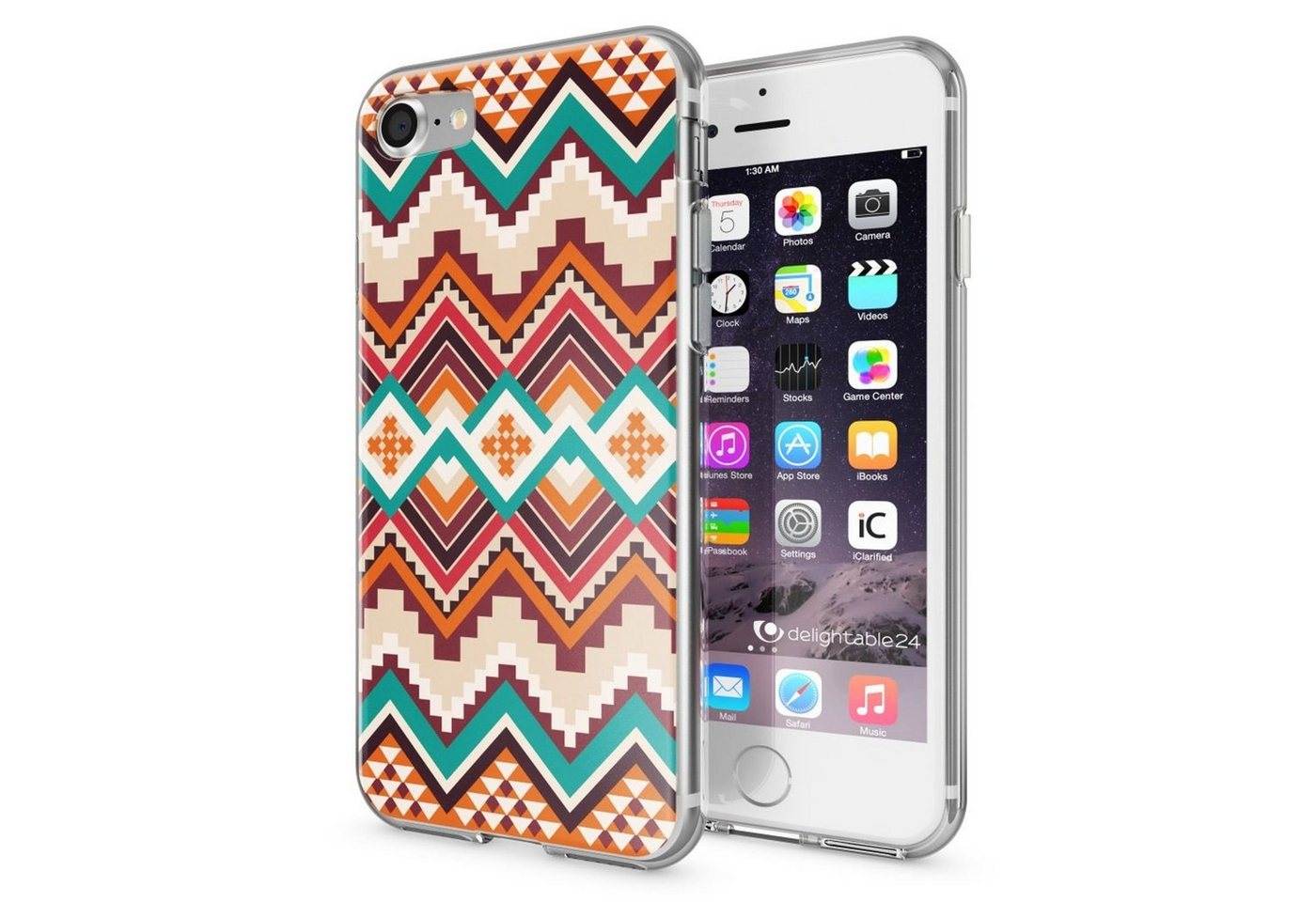 Nalia Smartphone-Hülle Apple iPhone 7, Motiv Silikon Hülle / Print Cover / Muster Schutzhülle / Design Case Nalia Smartphone-Hülle Apple iPhone 7, Motiv Silikon Hülle / Print Cover / Muster Schutzhülle / Design Case von Nalia
