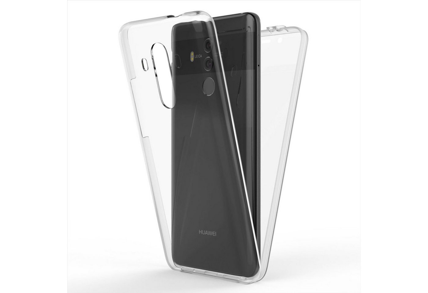 Nalia Smartphone-Hülle Huawei Mate 10 Pro, Klare 360 Grad Hülle / Rundumschutz / Transparent / Displayschutz Case Nalia Smartphone-Hülle Huawei Mate 10 Pro, Klare 360 Grad Hülle / Rundumschutz / Transparent / Displayschutz Case von Nalia