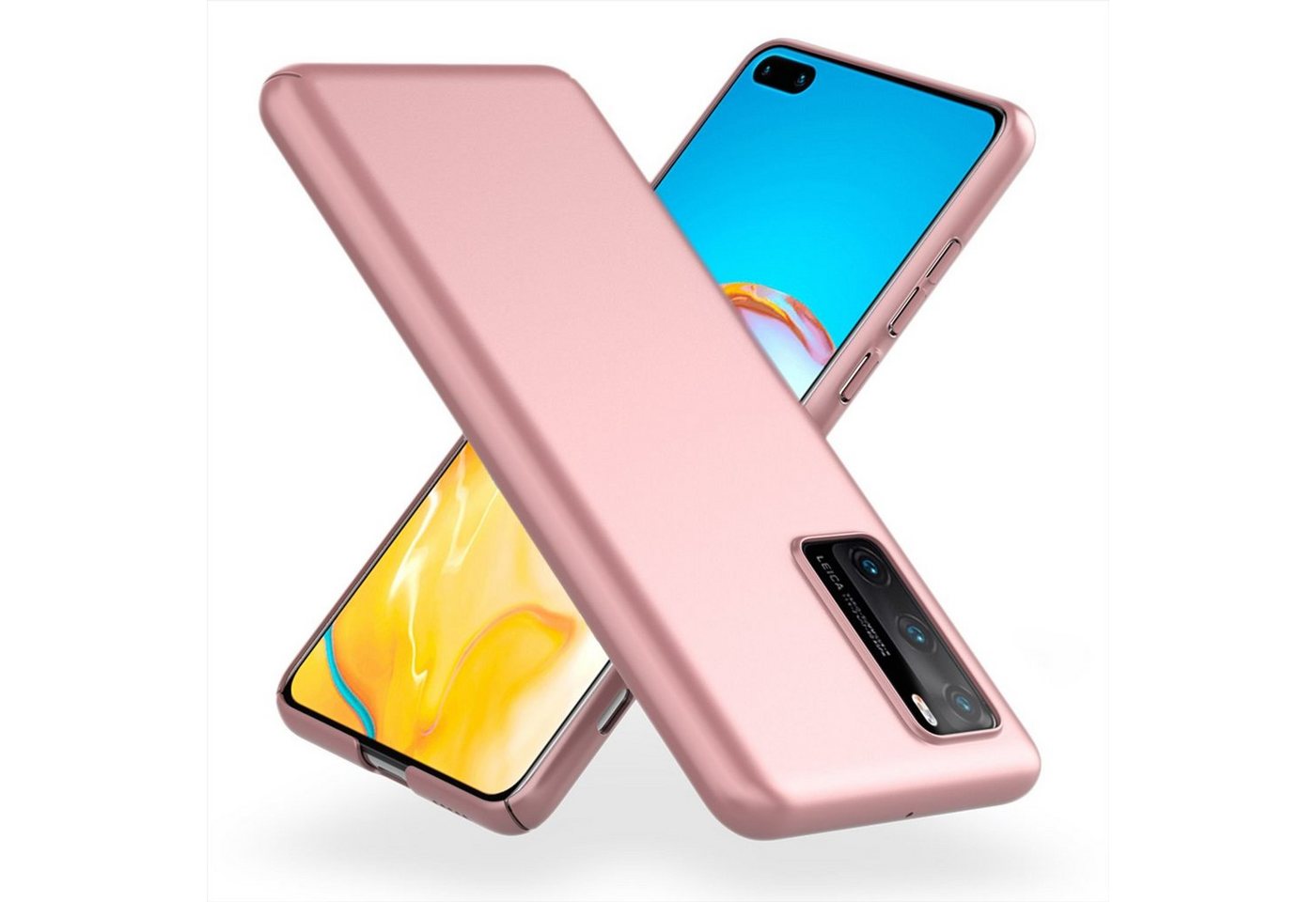 Nalia Smartphone-Hülle Huawei P40, Ultra Dünne 0,5mm Hülle / Mattes Hardcase / Silk Touch / Extra Leicht Nalia Smartphone-Hülle Huawei P40, Ultra Dünne 0,5mm Hülle / Mattes Hardcase / Silk Touch / Extra Leicht von Nalia