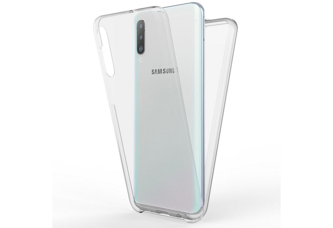 Nalia Smartphone-Hülle Samsung Galaxy A70, Klare 360 Grad Hülle / Rundumschutz / Transparent / Displayschutz Case Nalia Smartphone-Hülle Samsung Galaxy A70, Klare 360 Grad Hülle / Rundumschutz / Transparent / Displayschutz Case von Nalia