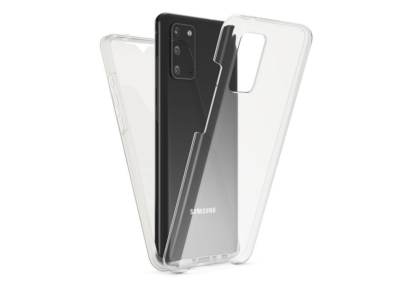 Nalia Smartphone-Hülle Samsung Galaxy S20, Klare 360 Grad Silikon Hülle / Rundumschutz Vorder- und Rückseite / Schutzhülle Transparent / Vergilbungsfreies Case / Displayschutz Etui / Kratzfest / Durchsichtiges Komplettschutz Cover / Vorne & Hinten Schutz / Handy-Tasche Handyschale von Nalia