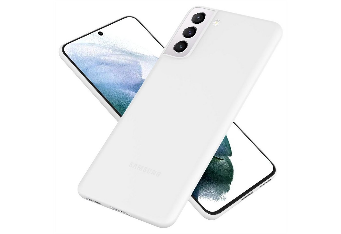 Nalia Smartphone-Hülle Samsung Galaxy S21, Extrem Dünnes Mattes Hardcase / 0,3mm Schlanke Hülle / Ultra Leicht Nalia Smartphone-Hülle Samsung Galaxy S21, Extrem Dünnes Mattes Hardcase / 0,3mm Schlanke Hülle / Ultra Leicht von Nalia