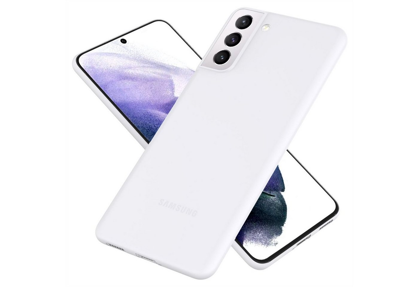 Nalia Smartphone-Hülle Samsung Galaxy S21 Plus, Extrem Dünnes Mattes Hardcase / 0,3mm Schlanke Hülle / Ultra Leicht Nalia Smartphone-Hülle Samsung Galaxy S21 Plus, Extrem Dünnes Mattes Hardcase / 0,3mm Schlanke Hülle / Ultra Leicht von Nalia