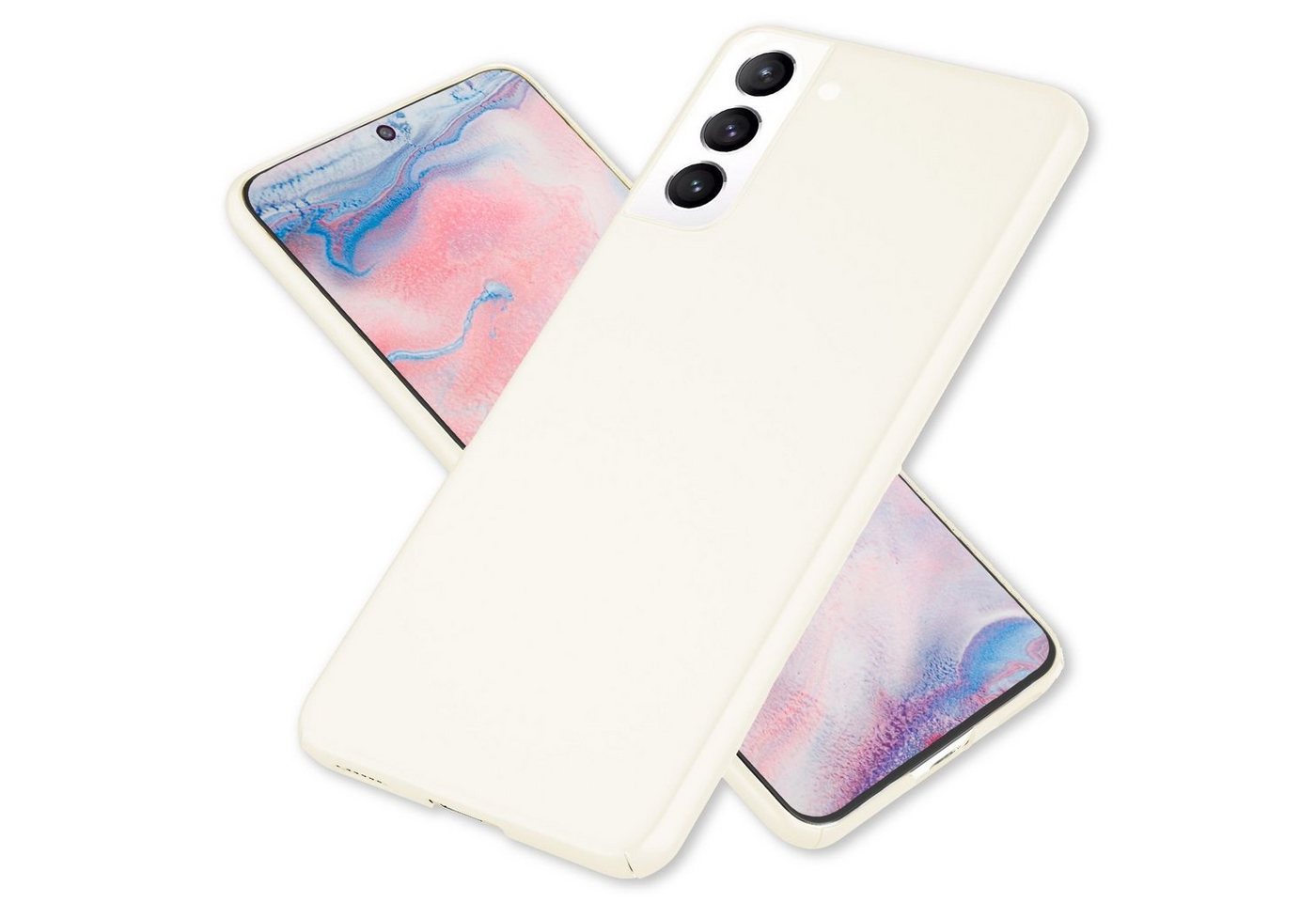 Nalia Smartphone-Hülle Samsung Galaxy S22+, Ultra Dünne 0,5mm Hülle / Mattes Hardcase / Silk Touch / Extra Leicht Nalia Smartphone-Hülle Samsung Galaxy S22+, Ultra Dünne 0,5mm Hülle / Mattes Hardcase / Silk Touch / Extra Leicht von Nalia