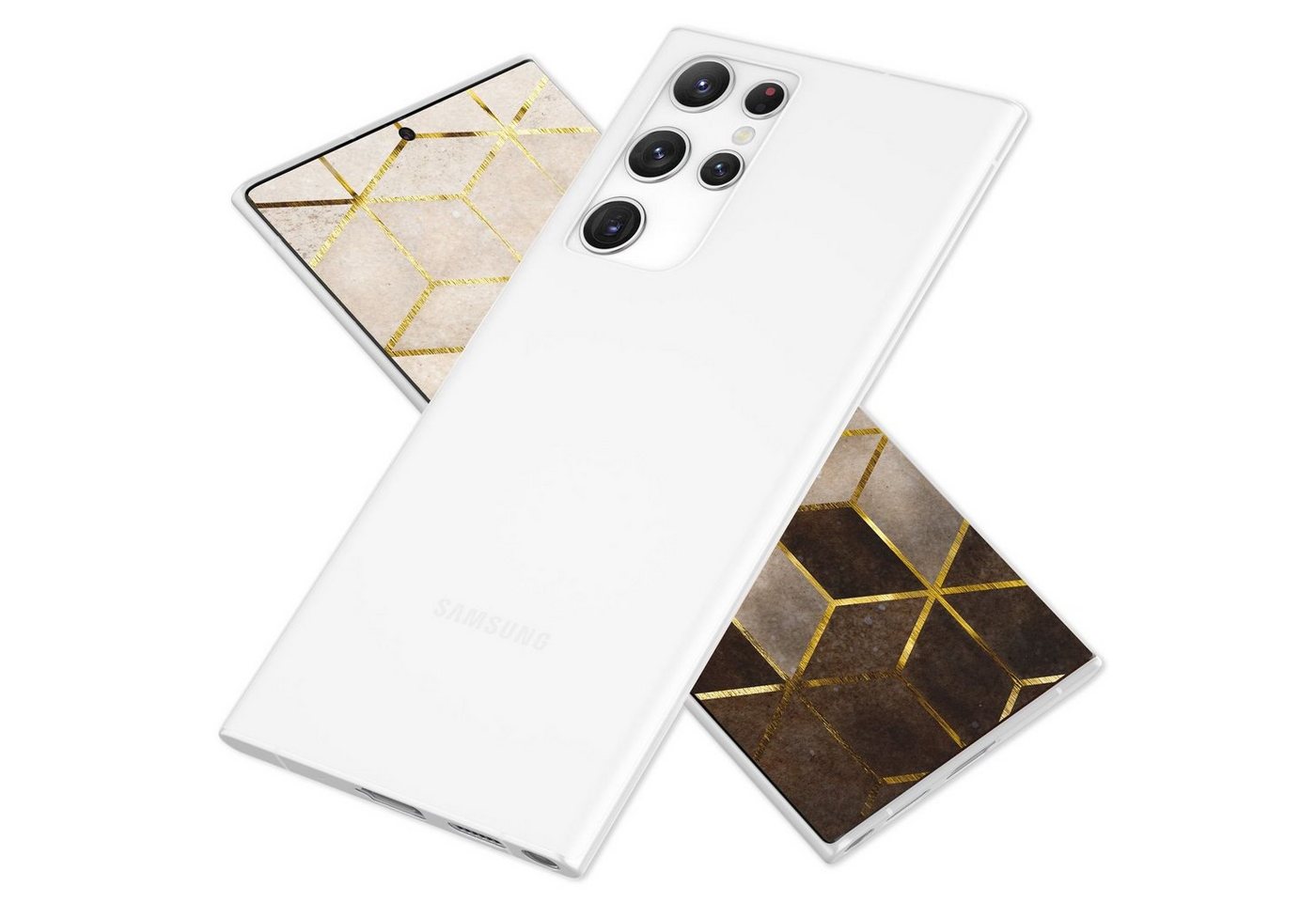 Nalia Smartphone-Hülle Samsung Galaxy S22 Ultra, Extrem Dünnes Mattes Hardcase / 0,3mm Schlanke Hülle / Ultra Leicht Nalia Smartphone-Hülle Samsung Galaxy S22 Ultra, Extrem Dünnes Mattes Hardcase / 0,3mm Schlanke Hülle / Ultra Leicht von Nalia