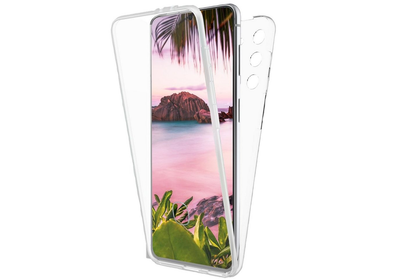 Nalia Smartphone-Hülle Samsung Galaxy S23 Plus, Klare 360 Grad Hülle / Rundumschutz / Transparent / Vergilbungsfrei Nalia Smartphone-Hülle Samsung Galaxy S23 Plus, Klare 360 Grad Hülle / Rundumschutz / Transparent / Vergilbungsfrei von Nalia