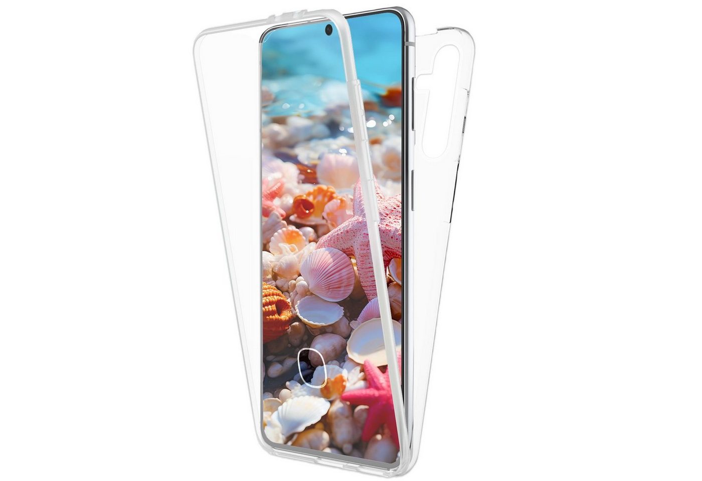Nalia Smartphone-Hülle Samsung Galaxy S24 Plus, Klare 360 Grad Hülle / Transparenter Rundum Schutz / Anti-Gelb Cover Nalia Smartphone-Hülle Samsung Galaxy S24 Plus, Klare 360 Grad Hülle / Transparenter Rundum Schutz / Anti-Gelb Cover von Nalia