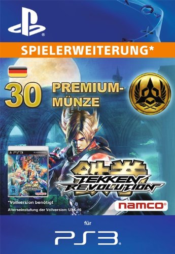 Tekken Revolution - 30 Premium-Münzen [Zusatzinhalt] [PSN Code für deutsches Konto] von Namco Bandai Games