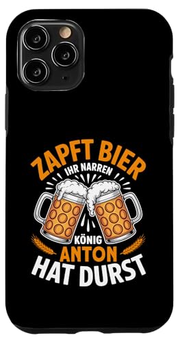 Anton Vorname Lustiger Biertrinker Spruch Hülle für iPhone 11 Pro von Name Anton Lustiger Bier Spruch für Biertrinker