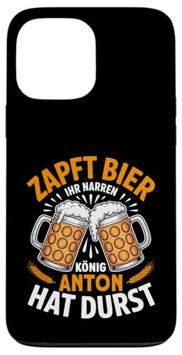 Anton Vorname Lustiger Biertrinker Spruch Hülle für iPhone 13 Pro Max von Name Anton Lustiger Bier Spruch für Biertrinker