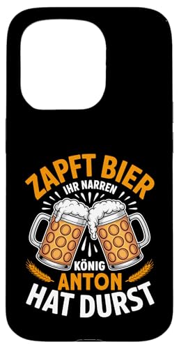Anton Vorname Lustiger Biertrinker Spruch Hülle für iPhone 15 Pro von Name Anton Lustiger Bier Spruch für Biertrinker