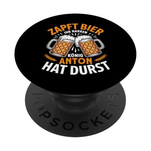 Anton Vorname Lustiger Biertrinker Spruch PopSockets Klebender PopGrip Anton Vorname Lustiger Biertrinker Spruch PopSockets Klebender PopGrip von Name Anton Lustiger Bier Spruch für Biertrinker