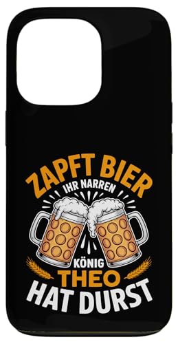 Theo Vorname Lustiger Biertrinker Spruch Hülle für iPhone 13 Pro Theo Vorname Lustiger Biertrinker Spruch Hülle für iPhone 13 Pro von Name Theo Lustiger Bier Spruch für Biertrinker