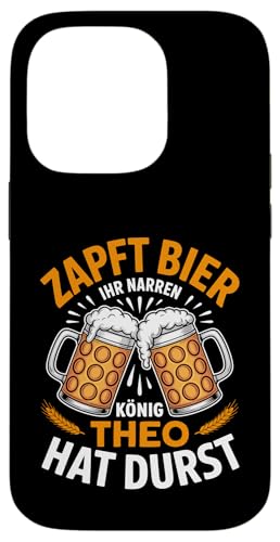 Theo Vorname Lustiger Biertrinker Spruch Hülle für iPhone 14 Pro Theo Vorname Lustiger Biertrinker Spruch Hülle für iPhone 14 Pro von Name Theo Lustiger Bier Spruch für Biertrinker