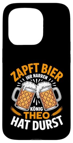 Theo Vorname Lustiger Biertrinker Spruch Hülle für iPhone 15 Pro Theo Vorname Lustiger Biertrinker Spruch Hülle für iPhone 15 Pro von Name Theo Lustiger Bier Spruch für Biertrinker