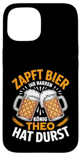 Theo Vorname Lustiger Biertrinker Spruch Hülle für iPhone 15 Theo Vorname Lustiger Biertrinker Spruch Hülle für iPhone 15 von Name Theo Lustiger Bier Spruch für Biertrinker