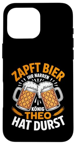 Theo Vorname Lustiger Biertrinker Spruch Hülle für iPhone 16 Pro Max Theo Vorname Lustiger Biertrinker Spruch Hülle für iPhone 16 Pro Max von Name Theo Lustiger Bier Spruch für Biertrinker