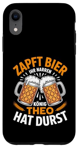 Theo Vorname Lustiger Biertrinker Spruch Hülle für iPhone XR Theo Vorname Lustiger Biertrinker Spruch Hülle für iPhone XR von Name Theo Lustiger Bier Spruch für Biertrinker