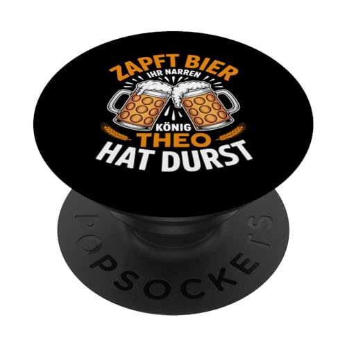 Theo Vorname Lustiger Biertrinker Spruch PopSockets Klebender PopGrip Theo Vorname Lustiger Biertrinker Spruch PopSockets Klebender PopGrip von Name Theo Lustiger Bier Spruch für Biertrinker