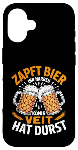 Veit Vorname Lustiger Biertrinker Spruch Hülle für iPhone 16 Veit Vorname Lustiger Biertrinker Spruch Hülle für iPhone 16 von Name Veit Lustiger Bier Spruch für Biertrinker