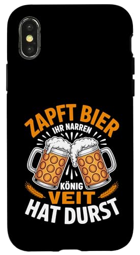Veit Vorname Lustiger Biertrinker Spruch Hülle für iPhone X/XS Veit Vorname Lustiger Biertrinker Spruch Hülle für iPhone X/XS von Name Veit Lustiger Bier Spruch für Biertrinker