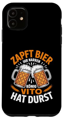 Vito Vorname Lustiger Biertrinker Spruch Hülle für iPhone 11 Vito Vorname Lustiger Biertrinker Spruch Hülle für iPhone 11 von Name Vito Lustiger Bier Spruch für Biertrinker